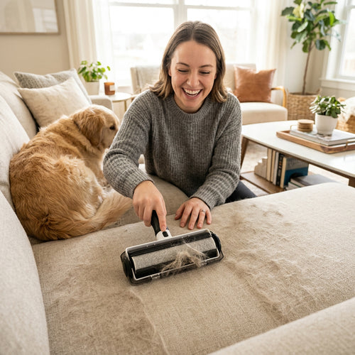 Lint hair removal for pets